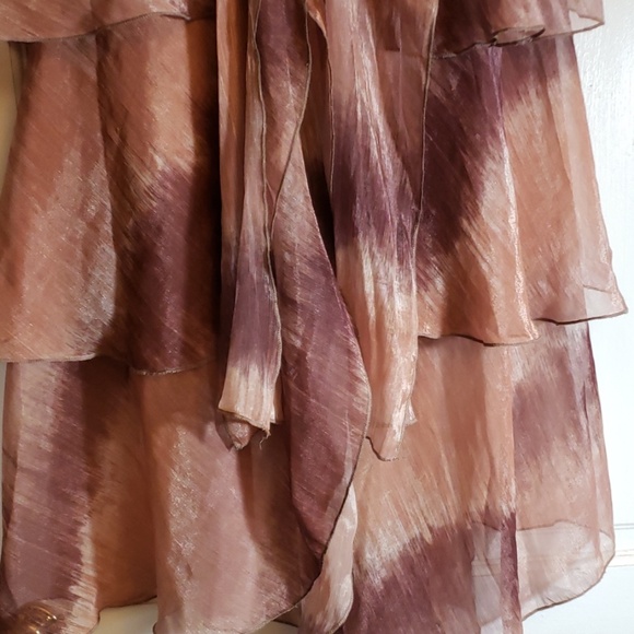 Daisy Brown three Ruffle Dress Size Medium - Picture 2 of 7